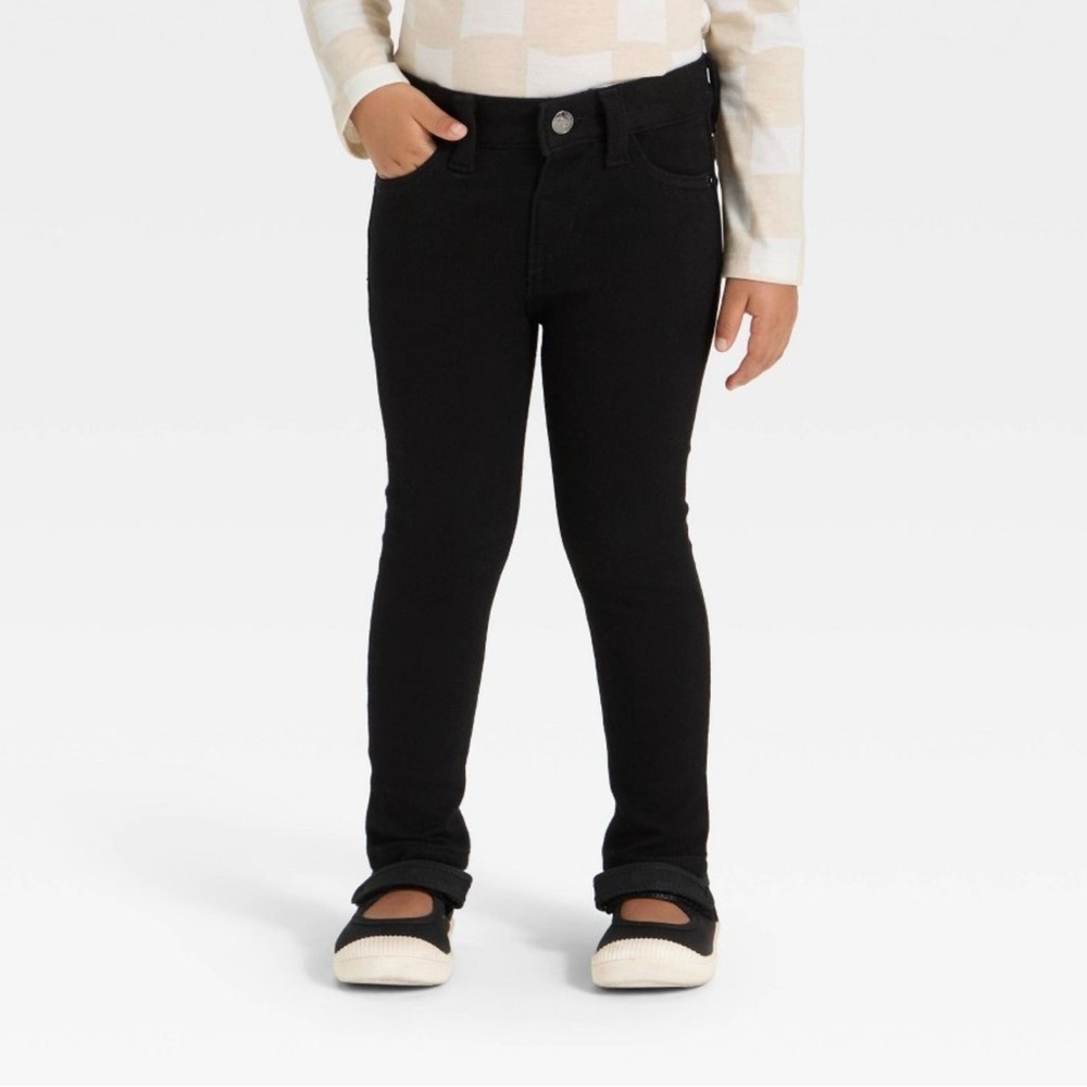 Cat & Jack Toddler‎ Girls 2T Black Stretch Jegging Jeans NWT